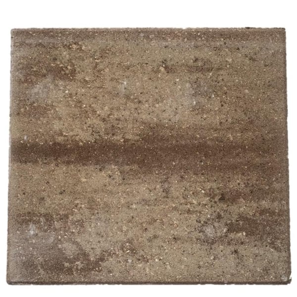 Oldcastle 15.75 in. x 15.75 in. x 1.75 in. Sand Tan Concrete Step Stone