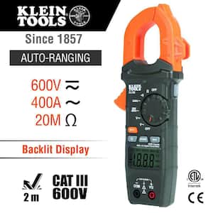 Digital Clamp Meter, AC Auto-Ranging 400 Amp