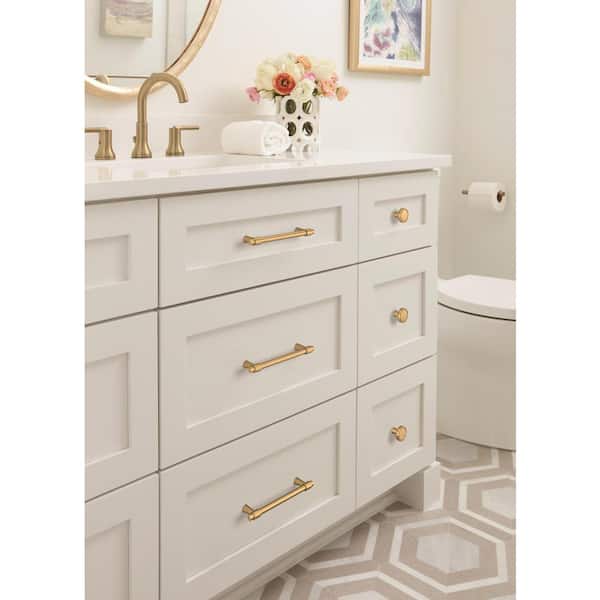 Destine 5-1/16 in. (128mm) Modern Champagne Bronze Bar Cabinet Pull