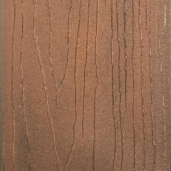 MoistureShield Infuse 1 in. x 5.4 in. x 12 ft. Rosewood Composite Groove Decking Board (10-pack)