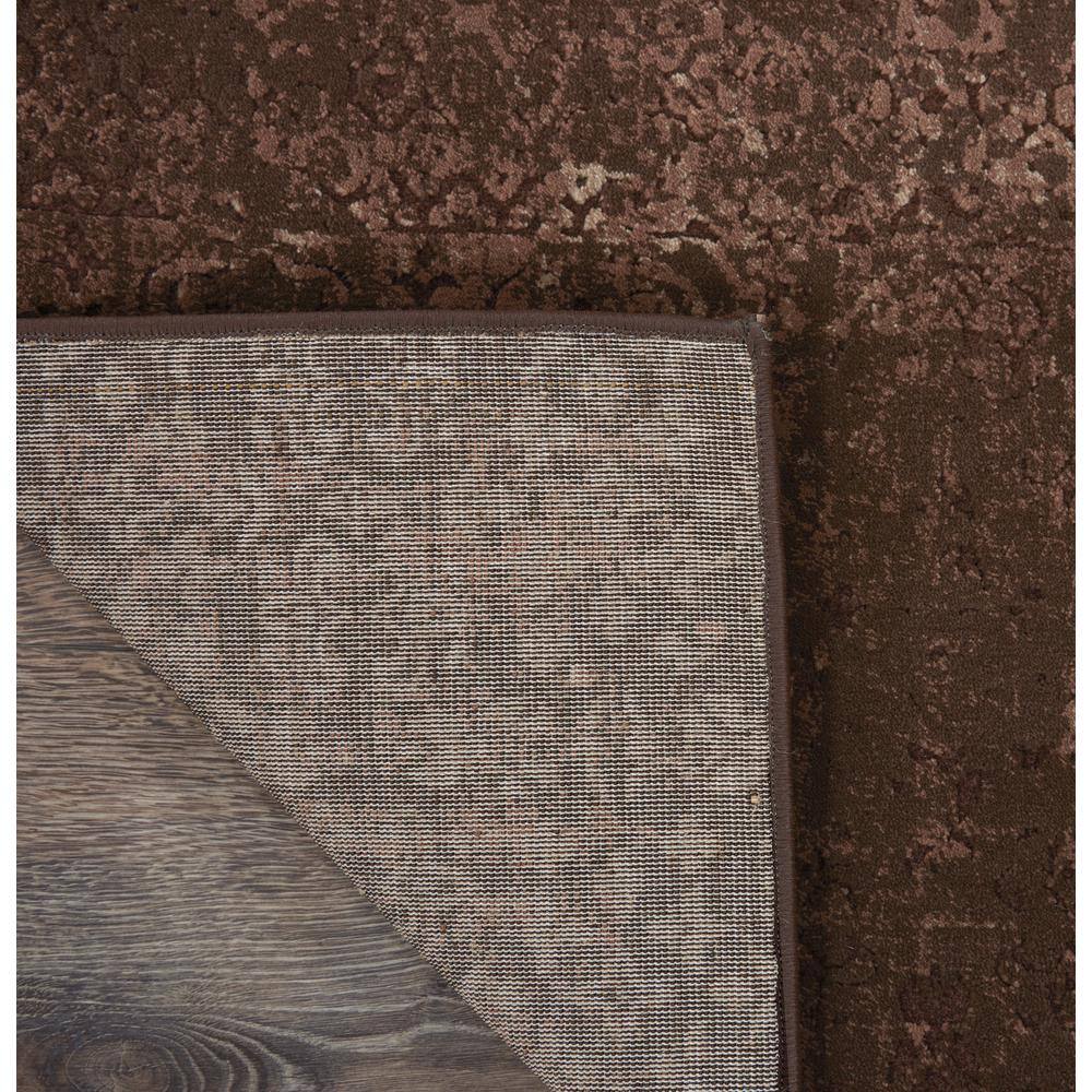 Latte Geometric 5' x 7' Stain-Resistant Synthetic Area Rug