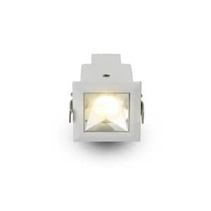 Rubik 1.75 in. 3000K 100-277V New Construction ETL Certified IC Rated LED Recessed Trim Downlight White Remote Driver