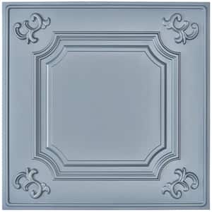 Gray 2 ft. x 2 ft. Decorative Drop Ceiling Tiles Wainscoting Panels Glue Up (48 sq. ft./box)