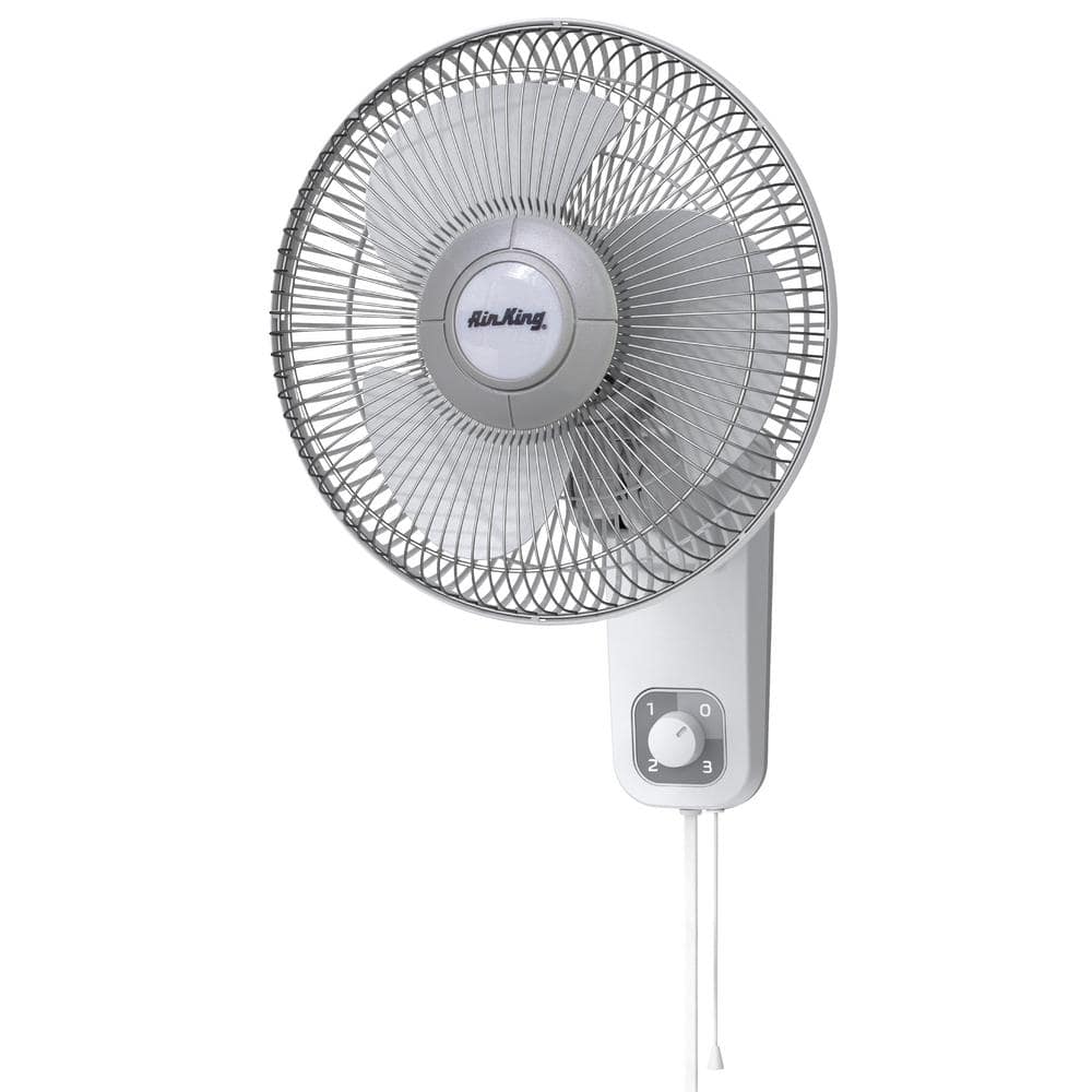 Air King 12 in. Commercial Grade Oscillating Wall Mount Fan 9012 The