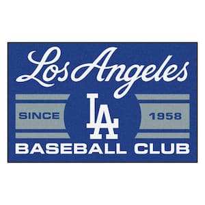 MLB Los Angeles Dodgers Gray 2 ft. x 3 ft. Area Rug