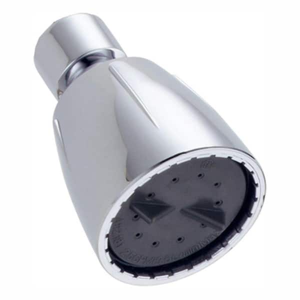 Delta 1-Spray Patterns 1.75 GPM 2 in. Wall Mount Fixed Shower Head in Chrome