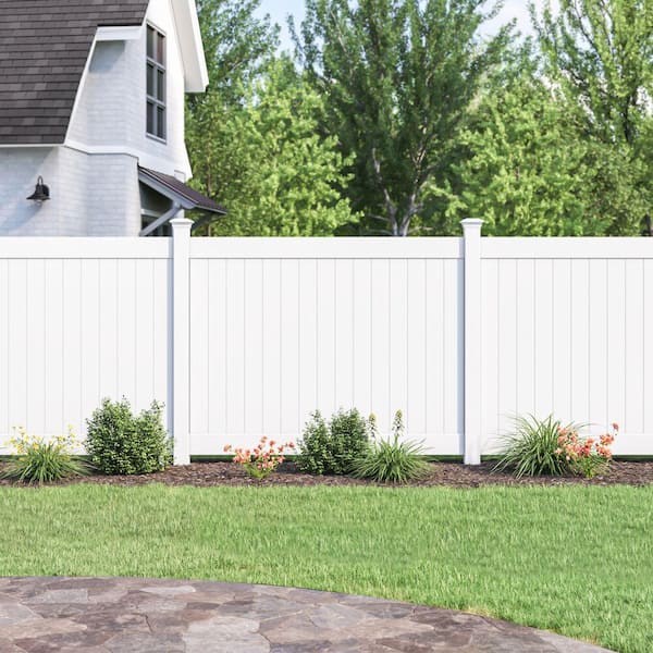 Freedom White Vinyl Fence U-Channel