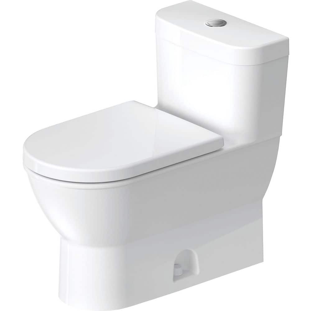 EAN 4021534606632 product image for Darling New 1-Piece 1.28 GPF Single Flush Elongated Toilet in White, Seat Not In | upcitemdb.com