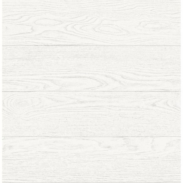 A-Street Prints Ravyn White Salvaged Wood Paper Strippable Roll (Covers 56.4 sq. ft.)