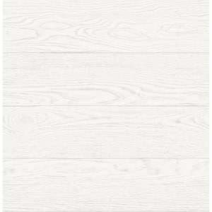 Ravyn White Salvaged Wood White Wallpaper Sample