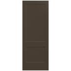 36 in. x 96 in. Monroe Dark Chocolate Painted Smooth Solid Core Molded Composite MDF Interior Door Slab