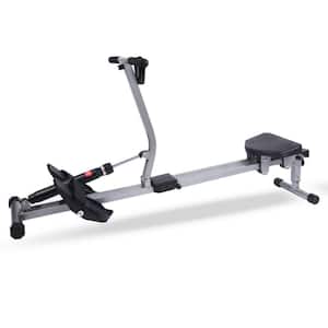 264 lbs. Capacity Fitness Rowing Machine Rower Ergometer, with 12 Levels of Adjustable Resistance and Digital Monitor