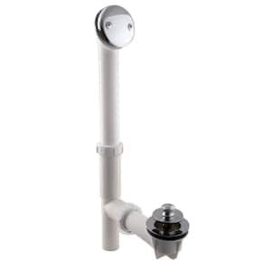1-1/2 in. Bath Drain Waste and Overflow Assembly in Polished Chrome