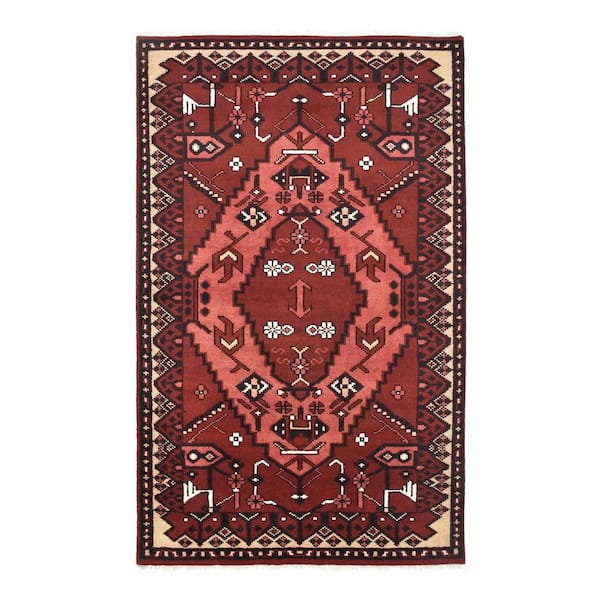 Sahara Bohemian Red 9 ft. x 12 ft. Area Rug