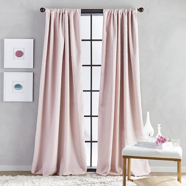 Blush Solid Rod Pocket Room Darkening, Light Pink Curtains Canada