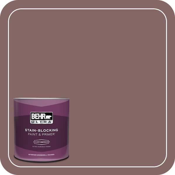 BEHR ULTRA 1 qt. #130F-6 Brazil Nut Extra Durable Eggshell Enamel Interior Paint & Primer