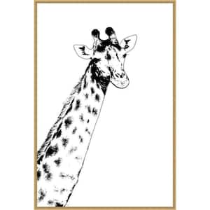 "Giraffe" by Ramona Murdock Framed Fine Art Print 30.5 in. x 20.5 in.
