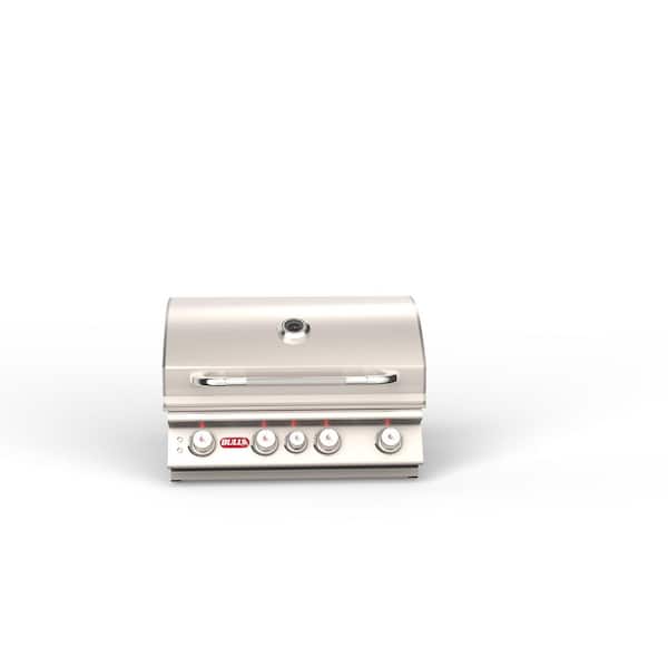ネフ Naef／バウハウス バウスピール BULL Angus 4 Burner Stainless Steel Built In Propane Gas BBQ