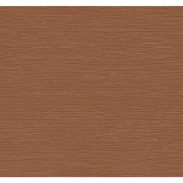 Oasis Rust Faux Grasscloth Wallpaper