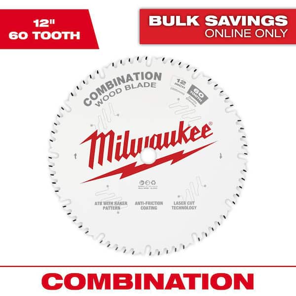 Milwaukee 12 in. x 60-Tooth Combination Circular Saw Blade