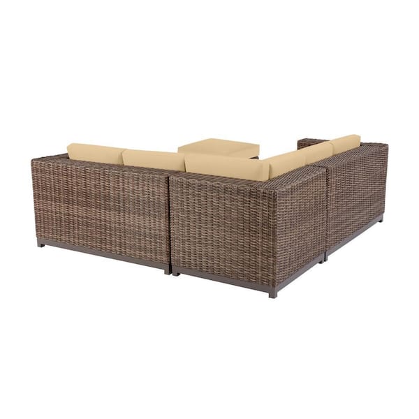 fernlake steel wicker loveseat