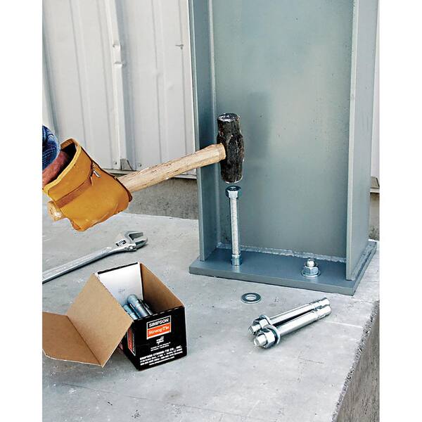 Simpson Strong Tie WA373006SS Wedge-All Anchor 316SS 3 by 3/8 Diameter 50 per Box Simpson Strong Tie WA373006SS Wedge-All Anchor 316SS 3 by 3/8 Diameter 50 per Box