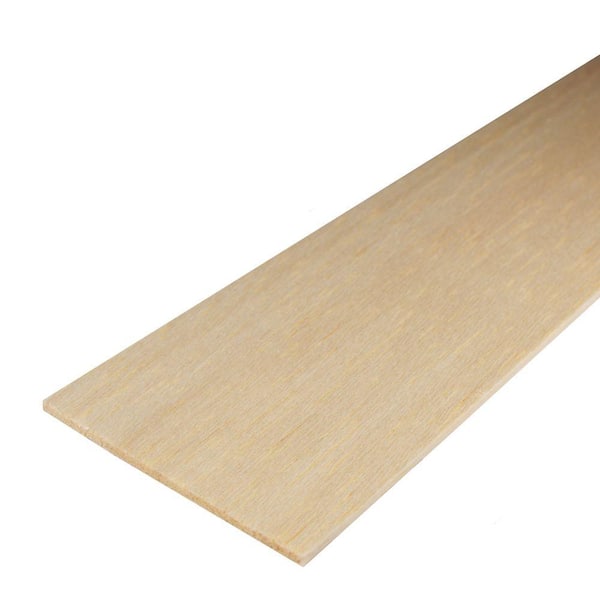 Midwest Products 1/8 in. x 3 in. x 3 ft. Balsa Project Board PW005 ...