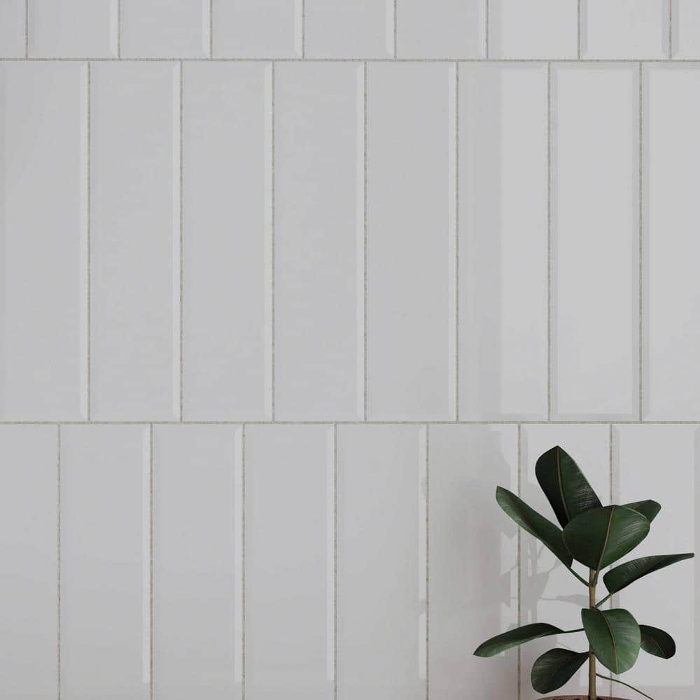White Gloss 3x12 Ceramic Subway Wall Tile