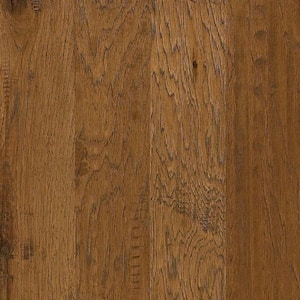 Take Home Sample - Western Hickory Espresso Tongue and Groove Hardwood Flooring - 5 in. x 8 in.