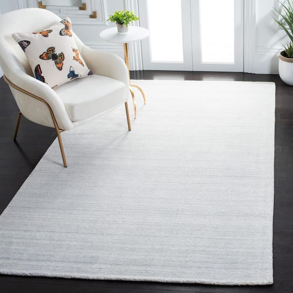 Mirage 9 ft. x 12 ft. Beige Distressed Striped Area Rug