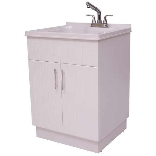 Unbranded Shaker Laundry cabinet kit with pull-out faucet