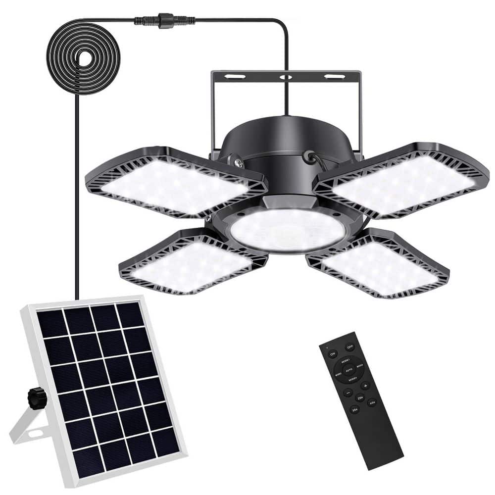 Solar Powered Motion Sensor Light with 176 LEDs, 5 Modes and Remote for Shed, Gazebo, Barn, Garage and Home (1-Pack) price history on PriceWatchPro