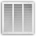 14 in. x 14 in. White Return Air Grille