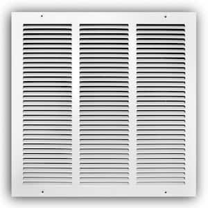 14 in. x 14 in. White Return Air Grille
