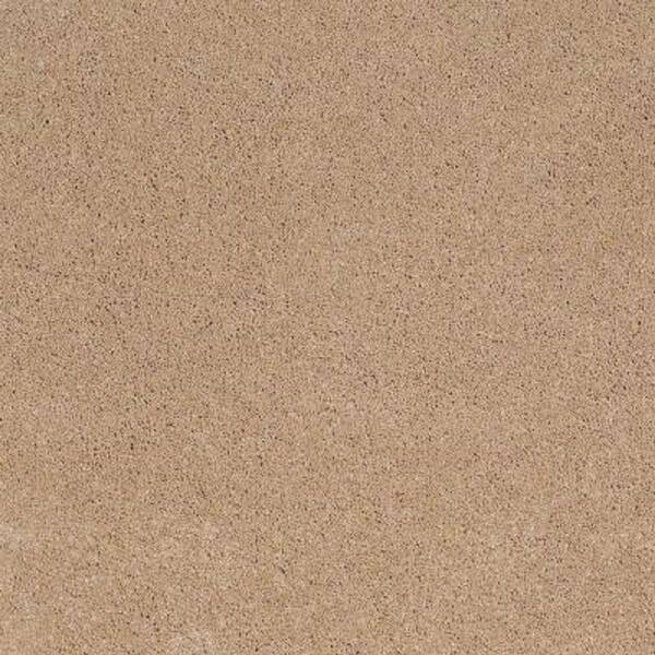 SoftSpring Carpet Sample - Tremendous I - Color Natural Texture 8 in. x 8 in.