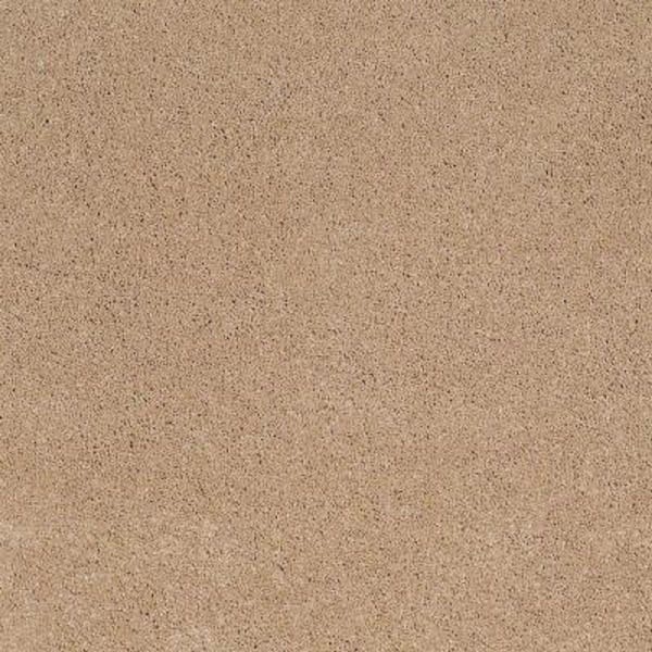 SoftSpring Carpet Sample - Tremendous II - Color Natural Texture 8 in. x 8 in.