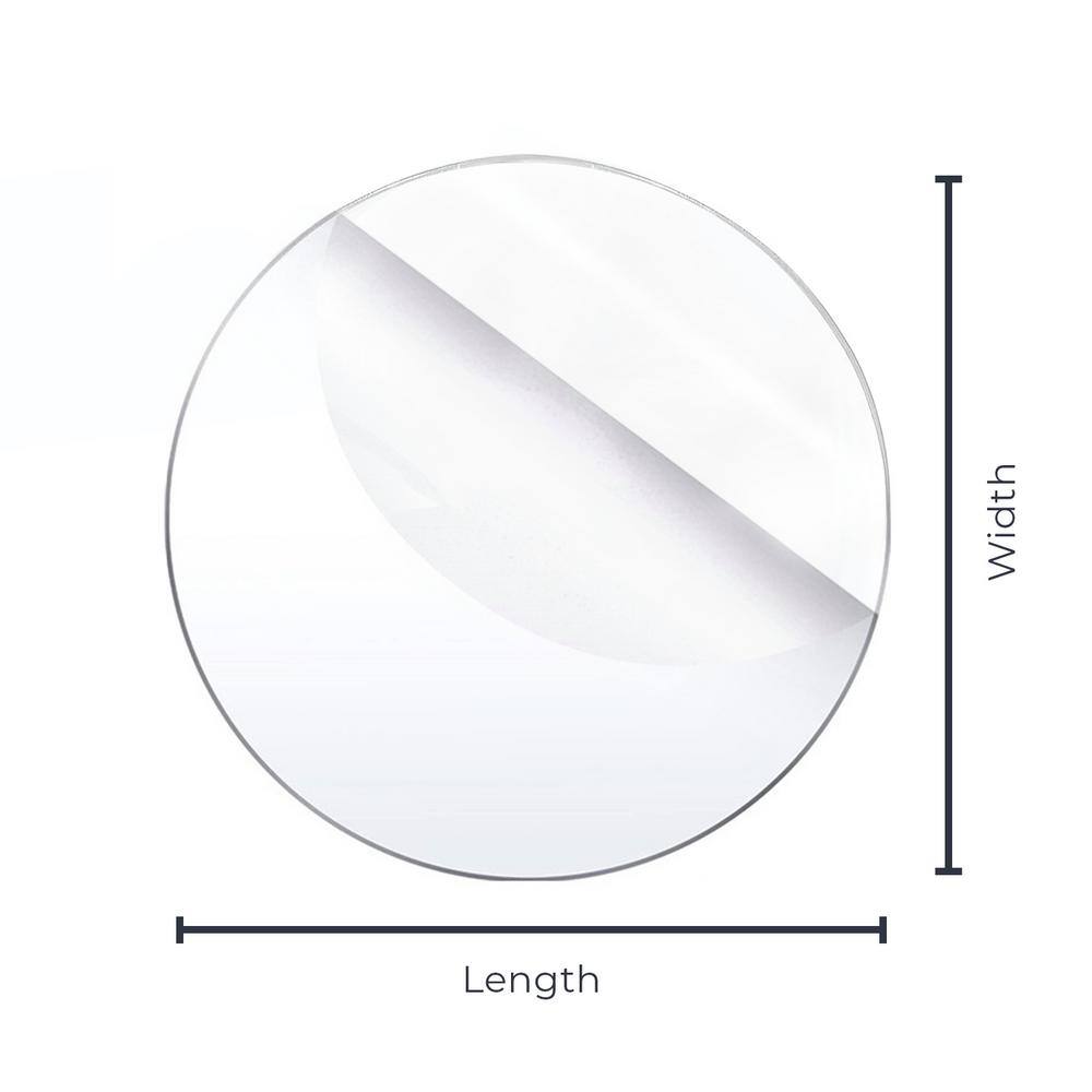 36 Inch Clear Round Acrylic Plexiglass Sheet 1/2 Inch Thick