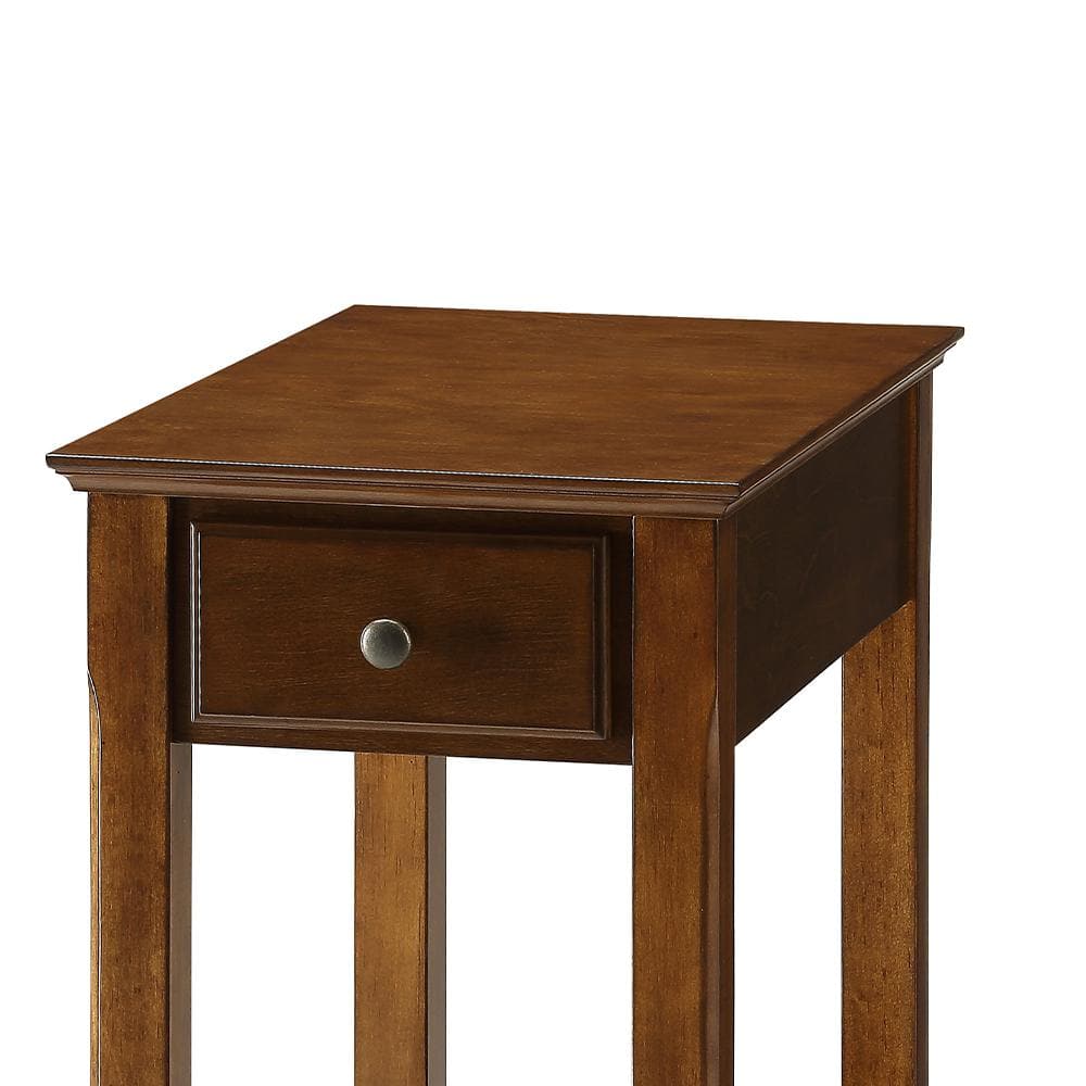 Bertie Walnut Storage Side Table - thumbnail 4