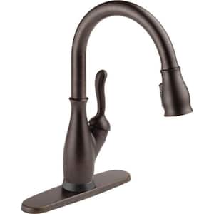 Leland Single-Handle Pull-Down Sprayer Kitchen Faucet with Touch2O and ShieldSpray Technology in Venetian Bronze
