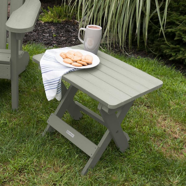 Highwood Adirondack Eucalyptus Recycled Plastic Outdoor Folding