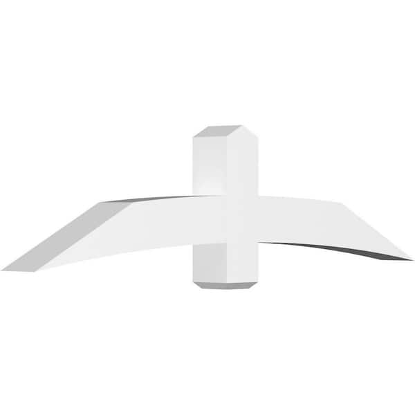 Ekena Millwork Bellingham 72 in. W x 18 in. H x 6 in. D Signature Polyurethane Bracket
