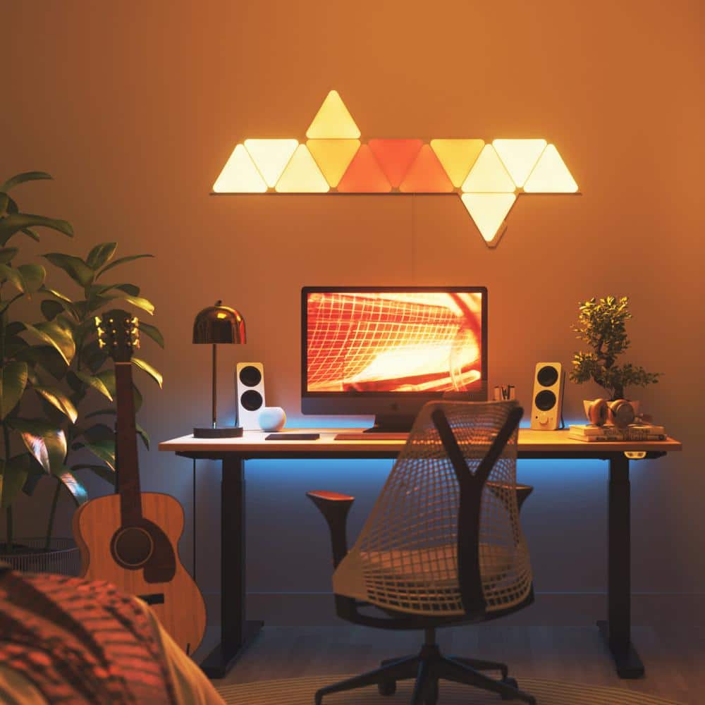 Nanoleaf 7-Pack Smart RGBW Triangle LED Light Panels