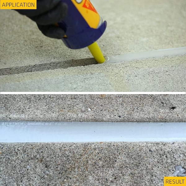 Sika - 29 fl. oz. Sikaflex Self-Leveling Horizontal Joint Elastic Polyurethane Sealant in Gray