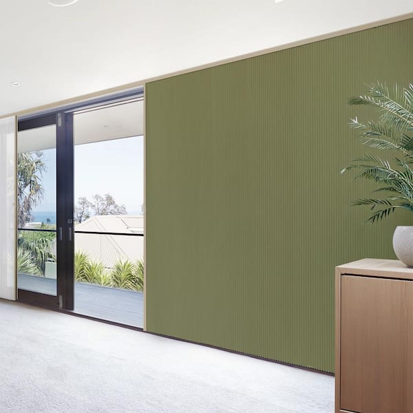 Custom Designer Cordless Blackout Vertical Cellular Shade for Windows
