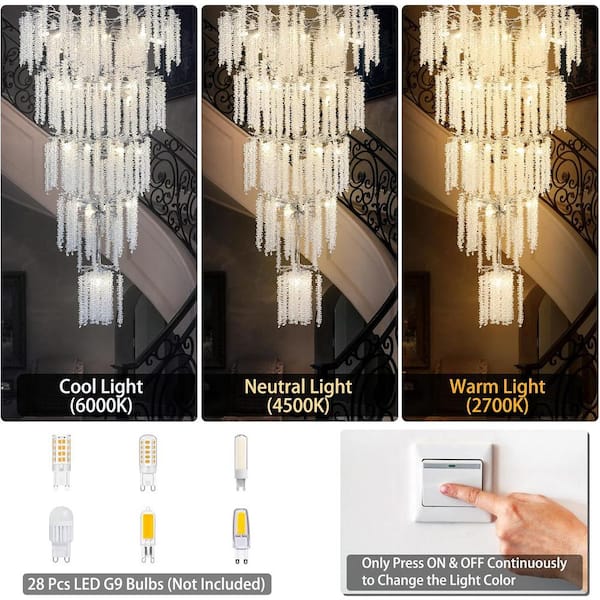 Have a question about Miles Lightings 118 in. H, 28-Lights