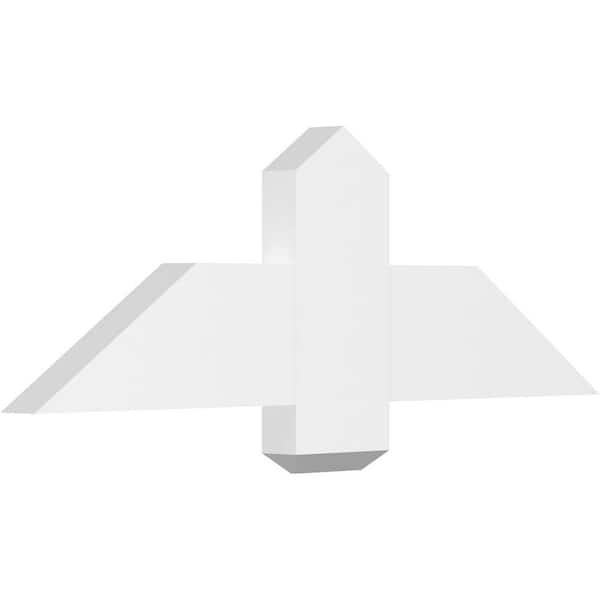 Ekena Millwork Eugene 36 in. W x 12 in. H x 2 in. D Signature Polyurethane Bracket