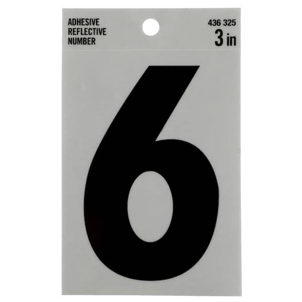 Hy-Ko 1 Vinyl Black and White Self-adhesive Sticker Letters and Numbers Set