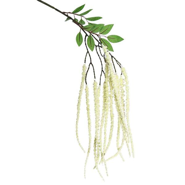 37.5 in Green Artificial Amaranthus Flower Hanging Plant Greenery Foliage  Spray (Set of 4) 31548-GR - The Home Depot