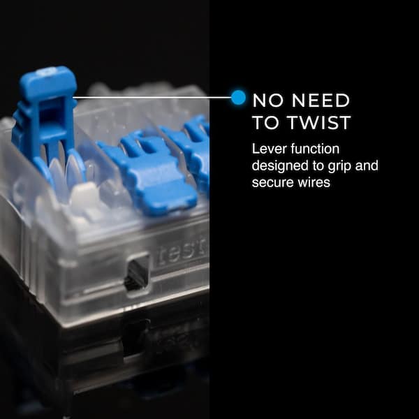 IDEAL - In-Sure Lever Wire Connector, 12 AWG, 3-Port Bag of 10