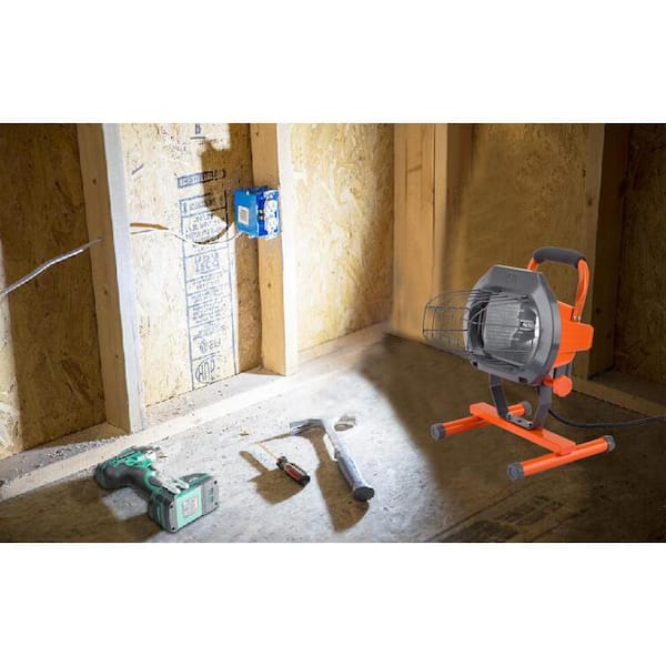 HDX 600-Watt Halogen Portable Work Light LG351-600W - The Home Depot